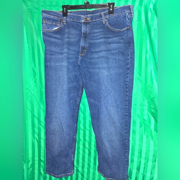 Wrangler Men's Blue Relaxed Fit 40 X 29 Jeans Classic Denim Distressed Pre-owned - Picture 1 of 11